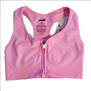 AVIA PINK SPORTS BRA, SIZE LARGE GIRLS
